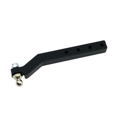 1/10th RC Metal Trailer Hitch Tow Hook Bumper CNC Aluminum Trailer Tow Trailer Drop Hitch Receiver Upgrades Parts Compatible with Axial SCX10 II 90046 1/10 RC Crawler Car