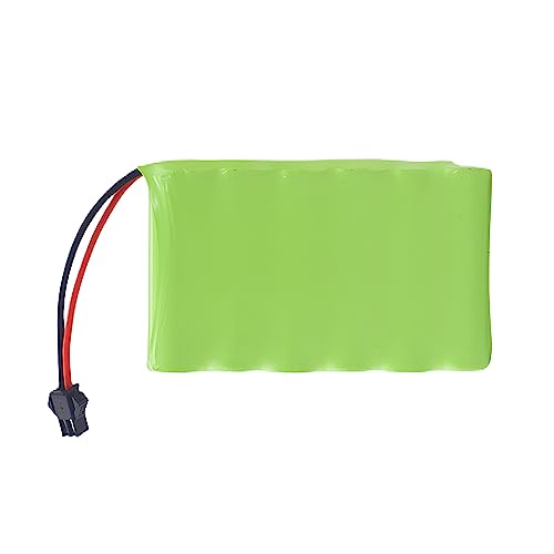 2PCS AA 7.2V 2800mAh Rechargeable Battery with SM-2P Plug and 2PCS USB Charging Cable for Huina 1550 550 Remote Control Excavator, Truck, Engineering Vehicle TR-211 RC Toys Spare Batteries