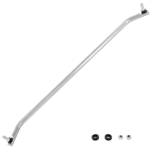AM133800 Steering Drag Link Tie Rod Assembly Compatible with John Deere GT225 GT235 GT235E GT245 GX255 LX280 LX289 Riding Mowers with Locknuts 14M7455 - size: AM133800