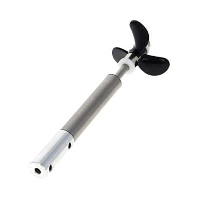 Heyiarbeit Drive Shaft Fit for 3.17mm Motor Shaft w Propeller and Universal Joint for RC Boat, L100mm Shaft, L50mm Sleeve, D36mm Propeller - size: 3.17MM
