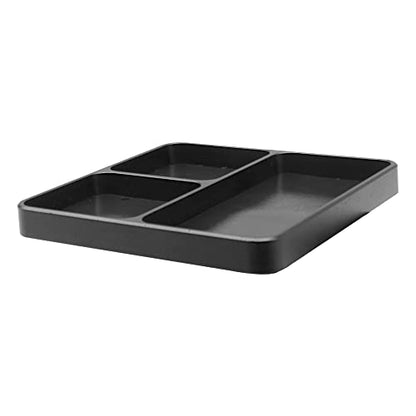 RC Screw Tray Magnet Screws Holder Plate Screw Organizer Tool (Black | Universal Metal RC Screw Tray with Magnetic Pad, Magnet Screws Plate RC Tools for HSP Redcat Traxxas Axial 1/8 1/10 RC Car - color: Black
