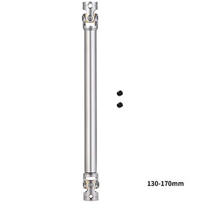RC-Hub 1Pcs Metal RC Driveshafts 1:14 Tamiya King Hauler Tanker Truck | 45-50/47-57/55-67/60-80/70-90/110-260mm Drive Shaf,RC Car Upgrade Parts - size: 130-170mm