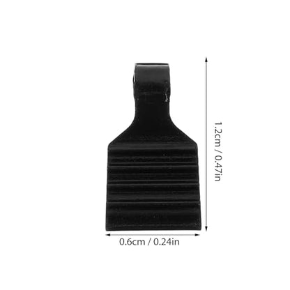 Rc Car Body Clips with Pull Tabs 1/24 Aluminum Alloy Shell Clips Set for Rc Truck Accessories Prevent Rotation Pins Black Replacement