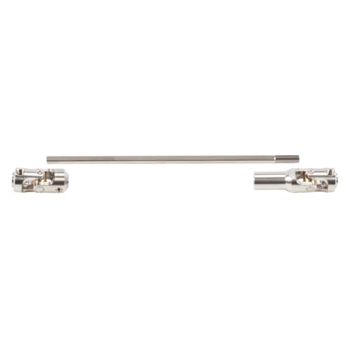 SCX10 Drive Shaft 2PCS SCX10 Driveshaft Stainless Steel Rear Front Driver Shaft 68-229mm Cut to Length for 1/10 RC Crawler LCG Rig Sportsy Scalers GSPEED Capra SCX10 Pro Element DIY SCX10 (Silver) - color: Silver