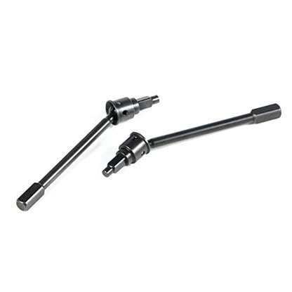 UTB18 RC Front & Rear Drive Shaft CVD Axle for Axial RC Crawler 1/18 UTB18 Capra Unlimited Trail Buggy RTR Upgrade Part (2pcs Front Drive Axles) - color: 2pcs Front Drive Axles