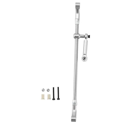 RC Tie Link Rods Compatible with Losi for LMT 1/8 RC Car Truck Upgrade Parts Accessories Aluminum Alloy Steering Linkage Set Link Rod(White) - color: White