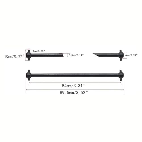 RC Car Transmission Shaft for HSP 94111 94108 94170 1/10 rc Car 4Pcs Dogbone Drive Shaft and Wheel Axle Upgrade Parts Replacement Accessories