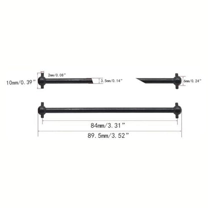RC Car Transmission Shaft for HSP 94111 94108 94170 1/10 rc Car 4Pcs Dogbone Drive Shaft and Wheel Axle Upgrade Parts Replacement Accessories