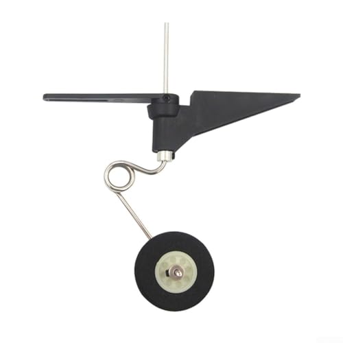 Tail Wheel Bracket Assembly for All Types of Fixed Wing RC Planes, Includes Sponge Wheels