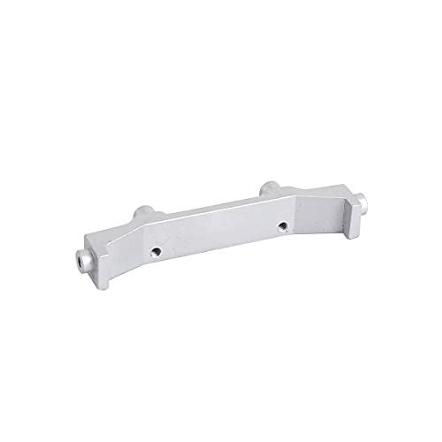 RZXYL Aluminum Alloy Battery Tray Bracket Mounts for 1/10 Axial SCX10 III AXI03007 RC Crawler Car Upgrades Parts (Silver) - color: Silver