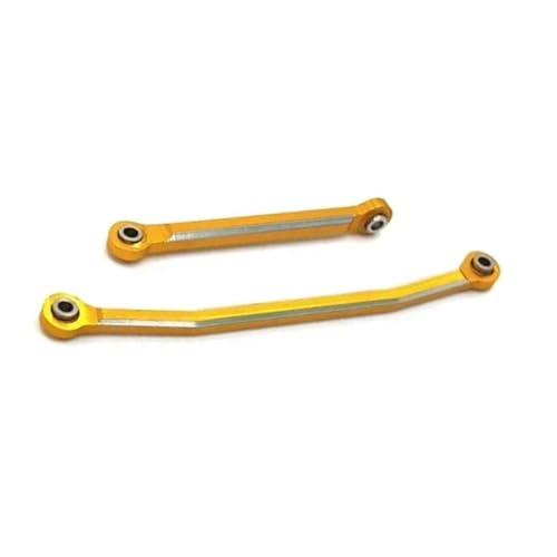 Compatible with FMS for FCX24 1/24 Rc Model Crawler Car Truck for Buggy Metal Steering Rods Steering Linkage Tie Link Upgrade Parts Kit Linkage - color: Yellow