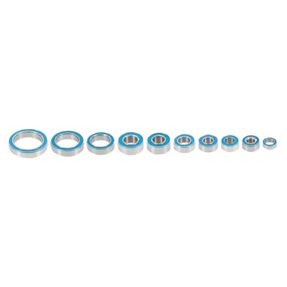 RC Crawler Sealed Bearing Set 1/10 Scale 55Pcs for Axles Transmission Compatible with G63 6X6