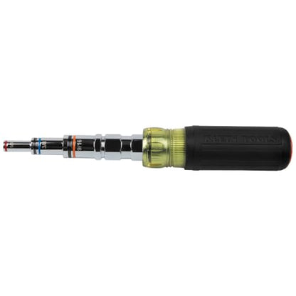 Klein Tools 32809MAG 9-in-1 Multi-Nut Driver Tool, Magnetic SAE Pass Through Driver with Hex Nut Sizes 3/16 to 3/4-Inch - style: 9-in-1 Nut Driver