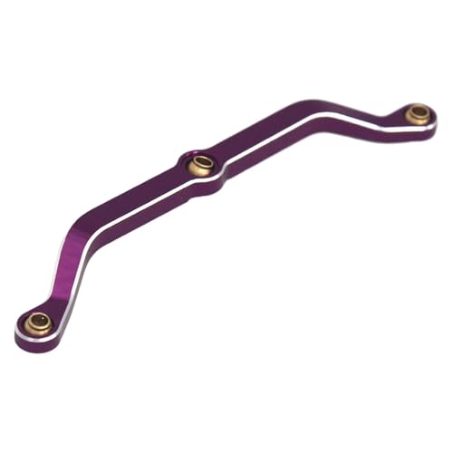 Compatible with C8801 AX-8560 1/18 RC Truck Model Accessory Upgrade Parts Steering Rod Steering Linkage Servo Link RC Car Pull Rod Linkage - color: Purple