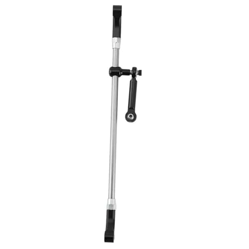 RC Tie Link Rods Compatible with Losi for LMT 1/8 RC Car Truck Upgrade Parts Accessories Aluminum Alloy Steering Linkage Set Link Rod(Black) - color: Black