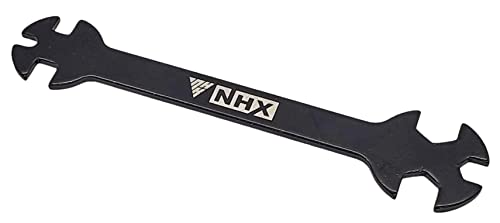 NHX RC Multifunctional 6 in 1 RC Wrench Tool 3/4/5/5.5/7/8MM for Turnbuckles/Nuts