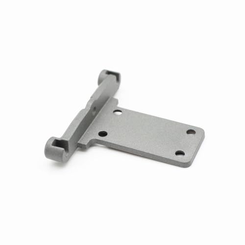 Metal Rear Anti-Collision Bumper Mount Replacement RC Parts for WLtoys 124008 124010 1/12 4WD RC Car - color: Rear Bumper Mount