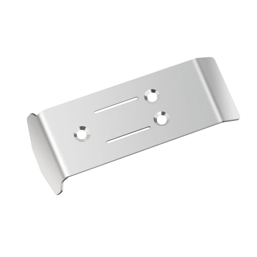 Stainless Steel Skid Plate Guard Chassis Guard Compatible with 1/16 Mini-Maxx