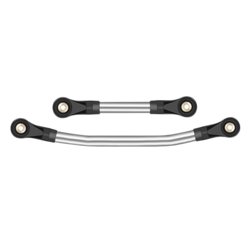 Stainless Steel Chassis Links and Steering Link Rod Set for 1/18 RC Crawler Ascent-18(Steering Links) - color: Steering Links