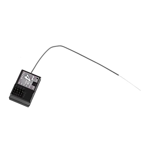 Faddare Radio System Transmitter for RC Car Boat Radio Transmitter Remote Control 4CH 2.4Ghz Digital Accessories(Black)