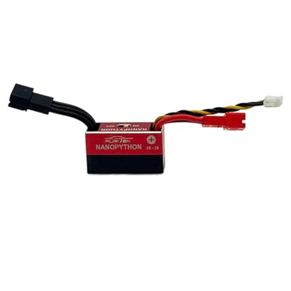 furitek NANOPYTHON 20A/50A Brushed/BRUSHLESS ESC with Built-in Wireless Module for 1/18 1/24 1/30 1/32 RC Crawlers - Remote Control Car Upgrades (FUR-2737)