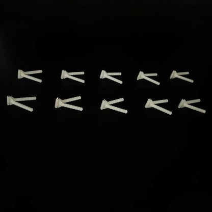 10PCS RC Airplane Plastic Needle Hinge Pin Hinge for RC Plane Helicopter Aircraft DIY Model Plane Fix Wing Parts Foam Model Plane Replacement (3x48mm) - style: 3x48mm