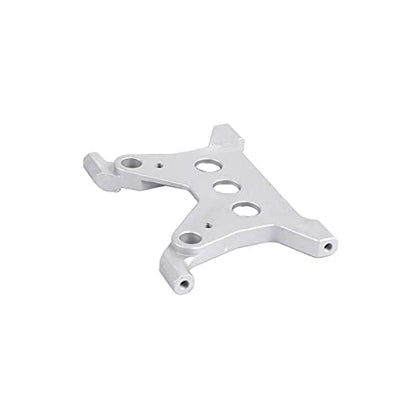 RZXYL Aluminum Alloy Battery Tray Bracket Mounts for 1/10 Axial SCX10 III AXI03007 RC Crawler Car Upgrades Parts (Silver) - color: Silver