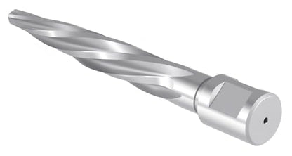 Accusize Industrial Tools 9/16'' H.S.S. Aligning Reamer with 3/4'' / 0.75'' Weldon Shank, Spiral Flute, 0521-0916 - size: 9/16 in.