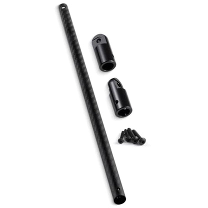 Que-T 1/8 RC Carbon Fiber Center Brace Bar for Arrma Vendetta Infraction 3S BLX Central Chassis Support Bar Upgrade (Black) - color: Black