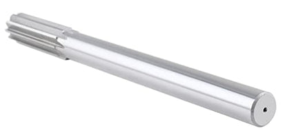 Accusize Industrial Tools 7/8'' H.S.S. Straight Shank Straight Flute Chucking Reamer, Flute Length 2-5/8'', Oal 10'', Right Hand, 8 Flute, 5015-0245 | 7/8" HSS Straight Shank Straight Flute Chucking Reamer, Flt Len 2-5/8", OAL 10", Right Hand Cut, 8 Flute
