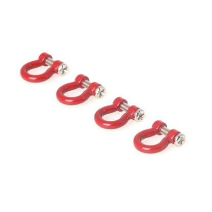RC Cars Models Parts for TRX4 for TRX6 for SCX10 II III PRO Gen8 1/10 RC Crawler Car Aluminum Bumper Tow Shackle Set Upgrades Parts Accessories
