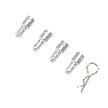 Kit with 8 Retainer Clips, Adjustable Body Shell Column Holders for MJX 1/14 Scale RC Car 14301/14302/14303/H14BM/14209/14210 Hobby Replacement Parts