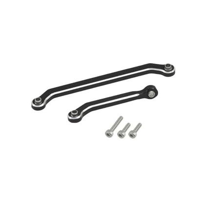 Hobby Details Aluminum Rear Axle Gear Box Skid Link Wheel Upgrade Set for 1/30 Axial SCX30 Jeep Wrangler RC Cars, Black and Gold (Steering Link) - color: Steering Link