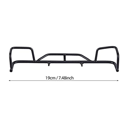 RC Front Rear Bumper, 19cm/7.48in Model Vehicle Upgrades Parts Accessories Metal Front Rear Bumper for TF2 / TF1 1/10 Scale RC Crawler Car