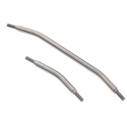 Stainless Steel Steering Tie Rod Linkage Rod Set RC Upgraded Parts for REDCAT GEN8 RC Car - color: Linkage Rod