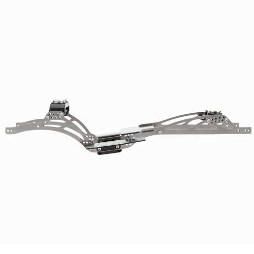 MEUS RACING SCX24 LCG Chassis TC4 Titanium Frame for Axial SCX24 1/24 RC Crawler Upgrades (Dead90) - color: Dead90