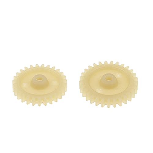 Replacement Part For 2Pcs Plastic Racing Car 1/28 Reduction Gears 27/29 Pinion For K989-31 Kits RC Car Parts