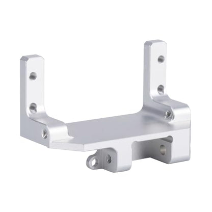 SCX10 III Servo on Axle Mount, AR45P Portal Axle 4-Link Suspension for 1/10 RC Crawler Car SCX10 III Aluminum Alloy Upgrade Parts (Silver) - color: Silver