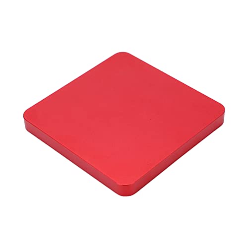 RC Model Repair Screw Tray, Magnetic Tool Tray for RC Car Maintenance, CNC Aluminum Alloy Organizer with Magnetic Pads for Remote Control Vehicles Aircraft Helicopters (Red) - color: Red