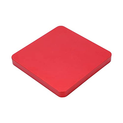 RC Model Repair Screw Tray, Magnetic Tool Tray for RC Car Maintenance, CNC Aluminum Alloy Organizer with Magnetic Pads for Remote Control Vehicles Aircraft Helicopters (Red) - color: Red