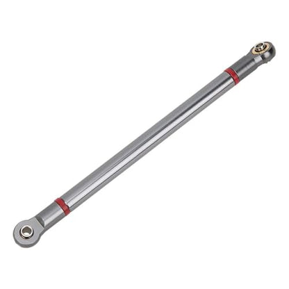 RC Link Rods, 8Pcs Aluminium Alloy Rod Links Linkage Chassis 313mm Wheelbase for Axial SCX10 1/10 Scale RC Crawler Car Steering Linkage Upper & Lower Upgrade Parts(Ti) - color: Ti