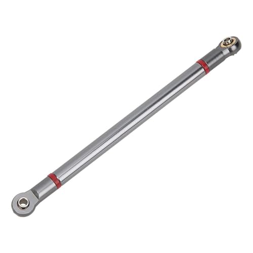 RC Link Rods, 8Pcs Aluminium Alloy Rod Links Linkage Chassis 313mm Wheelbase for Axial SCX10 1/10 Scale RC Crawler Car Steering Linkage Upper & Lower Upgrade Parts(Ti) - color: Ti