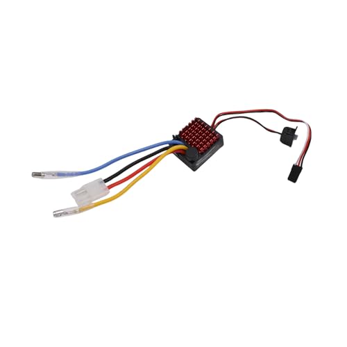 Matybobe Brushed Electronic Speed Controller 60A Water Proof ESC RC Car Boat 3A BEC Output Compatible with 540 550 750 Motors