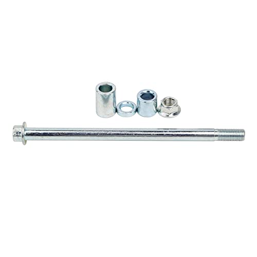 Mokuo 12mm 205mm Front Rear Axle with Bushing 5mm 20mm 30mm Fit for Pit Dirt Bike Moped Scooter QUAD ATV Mini Bike Parts - size: 12-205