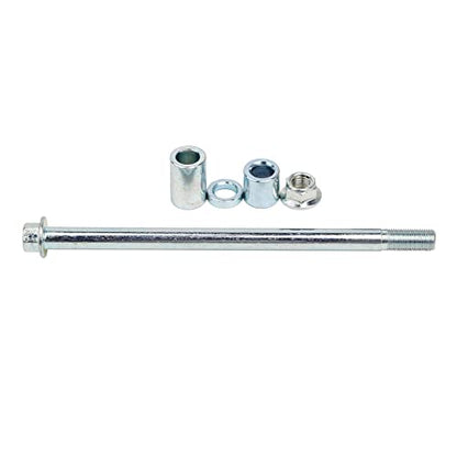 Mokuo 12mm 205mm Front Rear Axle with Bushing 5mm 20mm 30mm Fit for Pit Dirt Bike Moped Scooter QUAD ATV Mini Bike Parts - size: 12-205