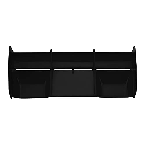 RC Force Rear Spoiler High-Down Force Body Wing Tail Compatible with HPI HSP Redcat 1/8 RC Off Road Short Truck Buggy Car Truck (Black) - color: Black