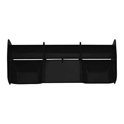 RC Force Rear Spoiler High-Down Force Body Wing Tail Compatible with HPI HSP Redcat 1/8 RC Off Road Short Truck Buggy Car Truck (Black) - color: Black