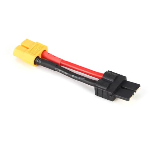 for Traxxas Ec5 XT60 12awg ECS Converter Wire Male Female Plug Cable Adapter for RC Car LiPo Battery Charging Parts Accs Replacement Use RC Car DIY Parts(XT60-F to TRX-M) - size: XT60-F to TRX-M