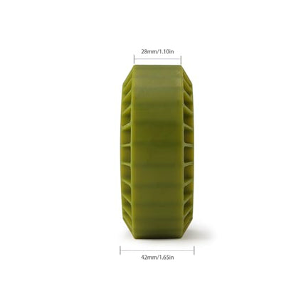 1.9 Inch Silicone Rubber Insert Foam Fit for 118-122mm 4.75" OD 1.9" Wheel Tires Inserts for 1/10 RC Crawler Accessories (Green) - color: Green