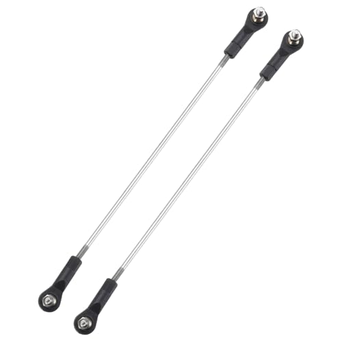 MECCANIXITY 2Pcs Adjustable Turnbuckles Camber Link, 184-194mm Turnbuckle Rod Steering Servo Linkage with M3 Ball Head Rod Ends for RC Car Replace Parts - size: 184-194mm